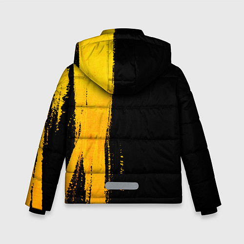 Зимняя куртка для мальчика The Last Of Us - gold gradient: по-вертикали / 3D-Черный – фото 2