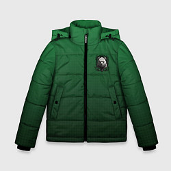 Куртка зимняя для мальчика Победоносный медведь, цвет: 3D-светло-серый