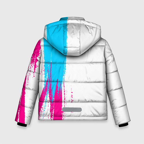 Зимняя куртка для мальчика Citroen neon gradient style: по-вертикали / 3D-Черный – фото 2