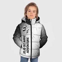 Куртка зимняя для мальчика JoJo Bizarre Adventure glitch на светлом фоне: по-, цвет: 3D-черный — фото 2