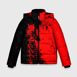 Куртка зимняя для мальчика Группировка Вальхалла - Tokyo revengers, цвет: 3D-красный