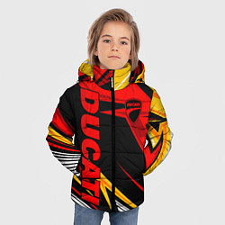 Куртка зимняя для мальчика Ducati - red uniform, цвет: 3D-красный — фото 2