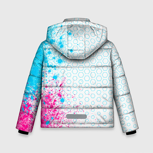 Зимняя куртка для мальчика The Sims neon gradient style: по-вертикали / 3D-Черный – фото 2