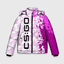 Куртка зимняя для мальчика Counter Strike pro gaming: по-вертикали, цвет: 3D-черный