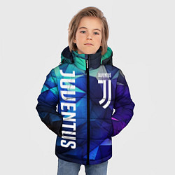 Куртка зимняя для мальчика Juventus logo blue, цвет: 3D-красный — фото 2