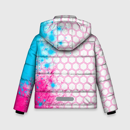 Зимняя куртка для мальчика Dead Space neon gradient style: по-вертикали / 3D-Черный – фото 2