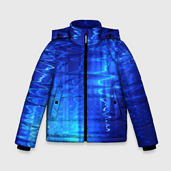 Куртка зимняя для мальчика Водная рябь, цвет: 3D-светло-серый