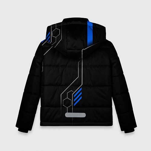 Зимняя куртка для мальчика Volkswagen - blue technology / 3D-Черный – фото 2