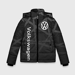 Куртка зимняя для мальчика Volkswagen - classic black, цвет: 3D-черный