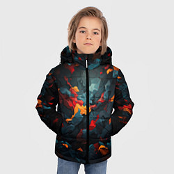 Куртка зимняя для мальчика Мрачный камуфляж, цвет: 3D-светло-серый — фото 2