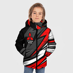 Куртка зимняя для мальчика Митсубиси - красный спортивный, цвет: 3D-красный — фото 2