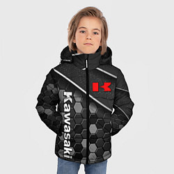 Куртка зимняя для мальчика Kawasaki - технологическая, цвет: 3D-красный — фото 2