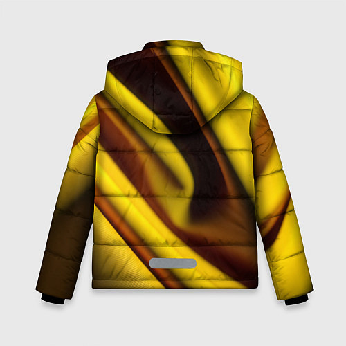 Зимняя куртка для мальчика Желтая футболка / 3D-Черный – фото 2