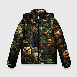 Куртка зимняя для мальчика Hallowen приходит, цвет: 3D-светло-серый