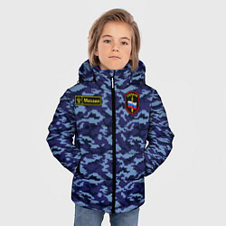 Куртка зимняя для мальчика Камуфляж охрана - Михаил, цвет: 3D-черный — фото 2