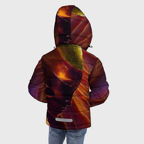 Зимняя куртка для мальчика Ангел огня / 3D-Красный – фото 4