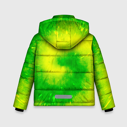 Зимняя куртка для мальчика Тай-дай Солнечный луч / 3D-Черный – фото 2