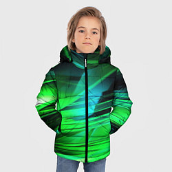 Куртка зимняя для мальчика Green light background, цвет: 3D-красный — фото 2