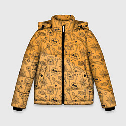 Куртка зимняя для мальчика Хэлчупики, цвет: 3D-красный