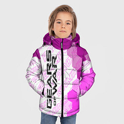 Куртка зимняя для мальчика Gears of War pro gaming: по-вертикали, цвет: 3D-черный — фото 2