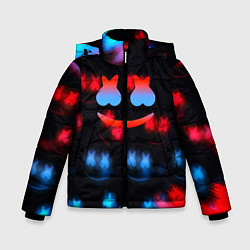 Куртка зимняя для мальчика Marshmello skibidi dob dob, цвет: 3D-красный