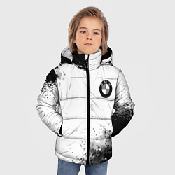 Куртка зимняя для мальчика Bmw краски спорт, цвет: 3D-светло-серый — фото 2