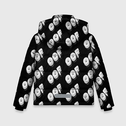 Зимняя куртка для мальчика Off выключение / 3D-Черный – фото 2