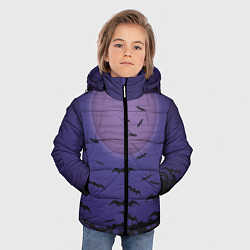 Куртка зимняя для мальчика Летучие мыши шабаш, цвет: 3D-черный — фото 2