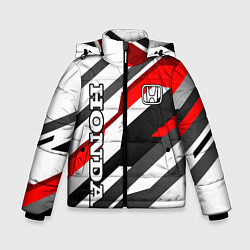 Куртка зимняя для мальчика Honda - red and white, цвет: 3D-красный