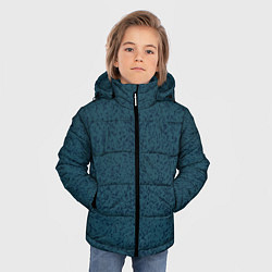Куртка зимняя для мальчика Серо-синяя текстура, цвет: 3D-светло-серый — фото 2
