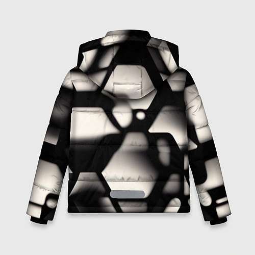Зимняя куртка для мальчика Зеркальные блики / 3D-Черный – фото 2