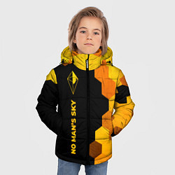 Куртка зимняя для мальчика No Mans Sky - gold gradient: по-вертикали, цвет: 3D-черный — фото 2