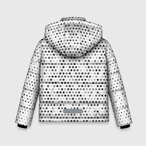 Зимняя куртка для мальчика Apex Legends glitch на светлом фоне вертикально / 3D-Черный – фото 2