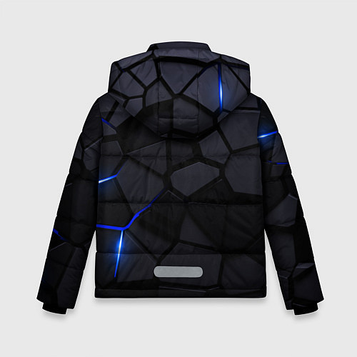 Зимняя куртка для мальчика Subaru - плиты с эффектом свечения / 3D-Черный – фото 2