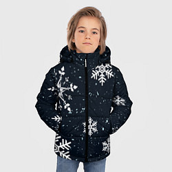 Куртка зимняя для мальчика Снежная радость, цвет: 3D-черный — фото 2