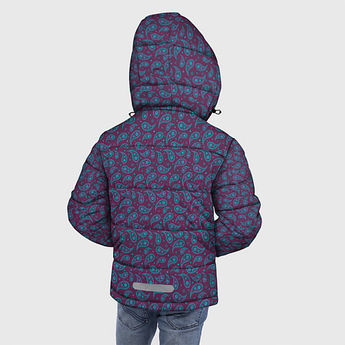 Зимняя куртка для мальчика Пейсли узор / 3D-Красный – фото 4