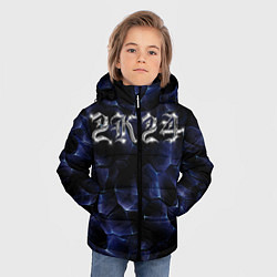 Куртка зимняя для мальчика 2k24, цвет: 3D-черный — фото 2