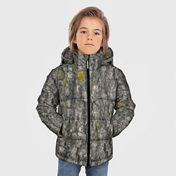 Куртка зимняя для мальчика Узор коры дерева, цвет: 3D-красный — фото 2