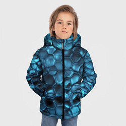 Куртка зимняя для мальчика Синее стекло, цвет: 3D-светло-серый — фото 2