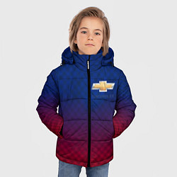 Куртка зимняя для мальчика Chevrolet carbon gradient, цвет: 3D-черный — фото 2