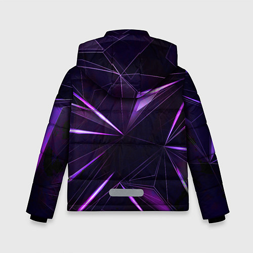 Зимняя куртка для мальчика Фиолетовый хрусталь / 3D-Черный – фото 2