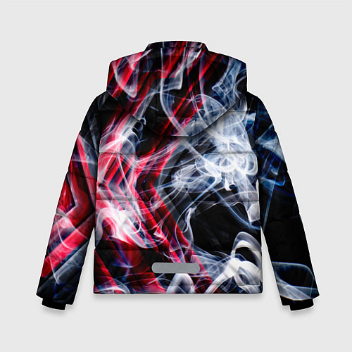 Зимняя куртка для мальчика Дым и стрелки / 3D-Черный – фото 2