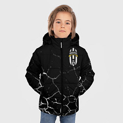 Куртка зимняя для мальчика Фк Ювентус, цвет: 3D-светло-серый — фото 2