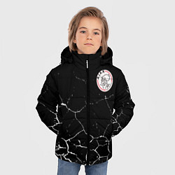 Куртка зимняя для мальчика Фк Аякс арт, цвет: 3D-красный — фото 2