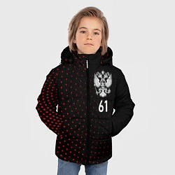 Куртка зимняя для мальчика Точки: Ростовская область, цвет: 3D-красный — фото 2