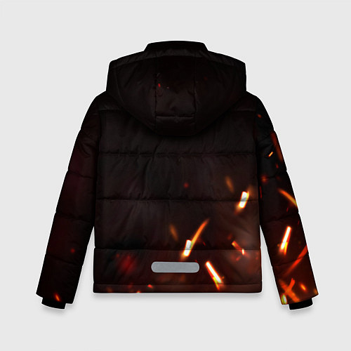 Зимняя куртка для мальчика PUBG fire war / 3D-Светло-серый – фото 2