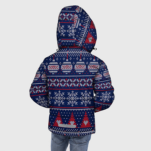 Зимняя куртка для мальчика New Years sweater / 3D-Красный – фото 4
