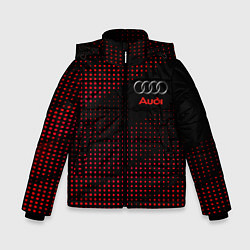 Куртка зимняя для мальчика Audi sportdot, цвет: 3D-красный