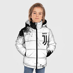 Куртка зимняя для мальчика Juventus sport color black, цвет: 3D-красный — фото 2