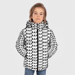 Куртка зимняя для мальчика BAP kpop steel pattern, цвет: 3D-светло-серый — фото 2
